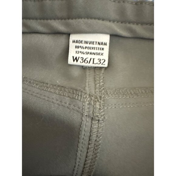 FootJoy Mens Athletic Fit Gray Golf Pants W36/L32 - Picture 3 of 4